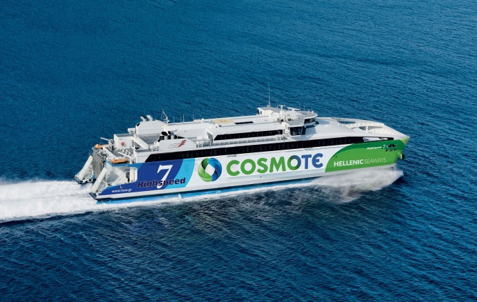 HELLENIC SEAWAYS - HSW. "Highspeed 7"....... One or Two Days tour from Heraklion to Santorini
